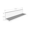 SHELF nástěnné police, černá