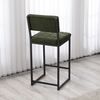 RETRO barová židle, zelená