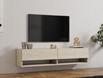 ARGES závěsný TV stolek, traventine