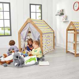 TENT dětský stan na hraní, žlutá