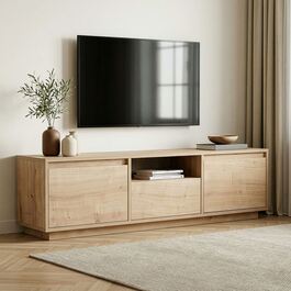 SENTINEL TV stolek s dvířky, dub Sapphire