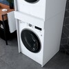KD113 vysoká skříňka na pračku, bllá