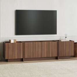 LOWEN široký TV stolek, ořech Milano