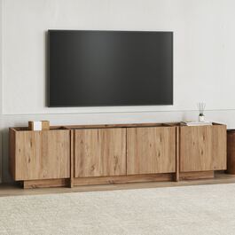 LOWEN široký TV stolek, borovice Atlantic/antracit