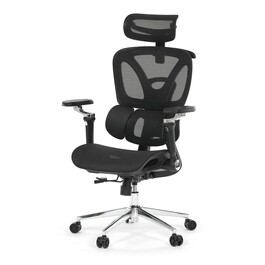 Kancelářská židle, synchronní mechanismus, černá síťovina, KA-B2363 BK