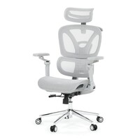 Kancelářská židle, synchronní mechanismus, šedá síťovina, KA-B2361 GREY