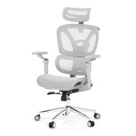 Kancelářská židle, synchronní mechanismus, šedá síťovina, KA-B2361 GREY