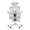 Kancelářská židle, synchronní mechanismus, šedá síťovina, KA-B2361 GREY