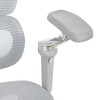 Kancelářská židle, synchronní mechanismus, šedá síťovina, KA-B2361 GREY