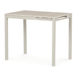 Jídelní stůl rozkládací 60-90x60 cm, melamin, travertin, GDT-206 TRV