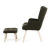Relaxační křeslo, zelená, látka bouclé, AK-319 GRN2