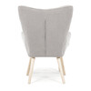 Relaxační křeslo, šedá, látka bouclé, AK-319 GREY2