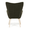 Relaxační křeslo, zelená, látka bouclé, AK-319 GRN2