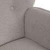 Relaxační křeslo, šedá, látka bouclé, AK-319 GREY2