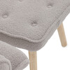 Relaxační křeslo, šedá, látka bouclé, AK-319 GREY2