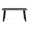 Jídelní stůl 160x90cm, mdf, šedý dub, HT-F4516 GREY