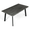 Jídelní stůl 160x90cm, mdf, šedý dub, HT-F4516 GREY