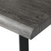 Jídelní stůl 160x90cm, mdf, šedý dub, HT-F4516 GREY
