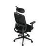 Kancelářská židle, synchronní mechanismus, černá síťovina, KA-S2176 BK
