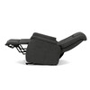 Polohovací křeslo, elektrické kabelové ovládání, šedá, látka, TV-L8963 GREY2