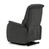 Polohovací křeslo, elektrické kabelové ovládání, šedá, látka, TV-L8963 GREY2