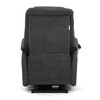 Polohovací křeslo, elektrické kabelové ovládání, šedá, látka, TV-L8963 GREY2