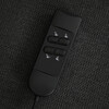 Polohovací křeslo, elektrické kabelové ovládání, šedá, látka, TV-L8963 GREY2