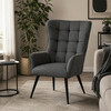 Křeslo ušák, šedá AK-315 GREY2
