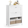 Koupelnová skříňka 60x30x80cm, mdf, bílá, AUK-E1054 WT
