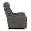 Polohovací křeslo, elektrické kabelové ovládání, šedá, látka, TV-H9727 GREY2