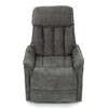 Polohovací křeslo, elektrické kabelové ovládání, šedá, látka, TV-H9727 GREY2