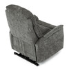 Polohovací křeslo, elektrické kabelové ovládání, šedá, látka, TV-H9727 GREY2