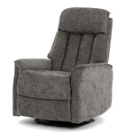 Polohovací křeslo, šedá, látka, TV-H9327 GREY2