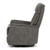 Polohovací křeslo, šedá, látka, TV-H9327 GREY2