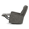 Polohovací křeslo, šedá, látka, TV-H9327 GREY2