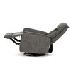 Polohovací křeslo, šedá, látka, TV-H9327 GREY2