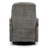 Polohovací křeslo, šedá, látka, TV-H9327 GREY2