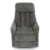 Polohovací křeslo, šedá, látka, TV-H9327 GREY2