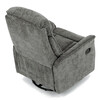 Polohovací křeslo, šedá, látka, TV-H9327 GREY2