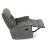 Polohovací křeslo, šedá, látka, TV-H9327 GREY2