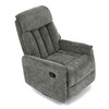 Polohovací křeslo, šedá, látka, TV-H9327 GREY2