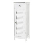 Koupelnová skříňka 32x30x87cm, mdf, bílá, AUK-E1143 WT