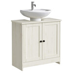 Koupelnová skříňka 60x30x61cm, mdf, bílá, AUK-E1155 WT