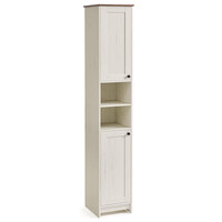 Koupelnová skříňka 30x30x170cm, mdf, bílá, AUK-E1166 WT