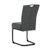 Jídelní židle, šedá, látka, DCL-E2008 GREY2