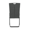 Jídelní židle, šedá, látka, DCL-E2008 GREY2