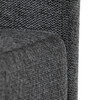 Jídelní židle, šedá, látka, DCL-E2008 GREY2