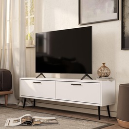 BOLD TV stolek na nožičkách, bílá