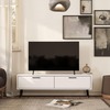BOLD TV stolek na nožičkách, bílá