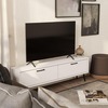 BOLD TV stolek na nožičkách, bílá